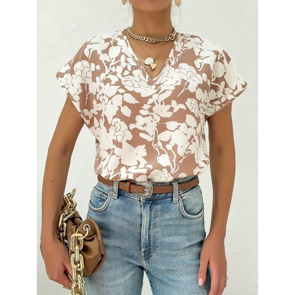 Summer Casual Short Sleeve T-shirt Top Women