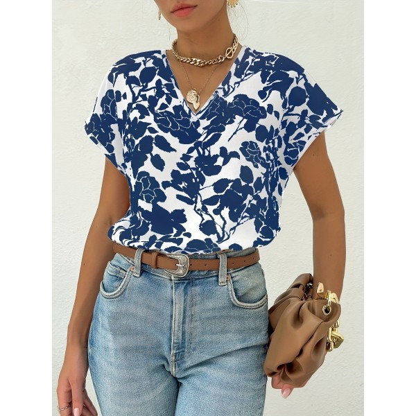 Summer Casual Short Sleeve T-shirt Top Women