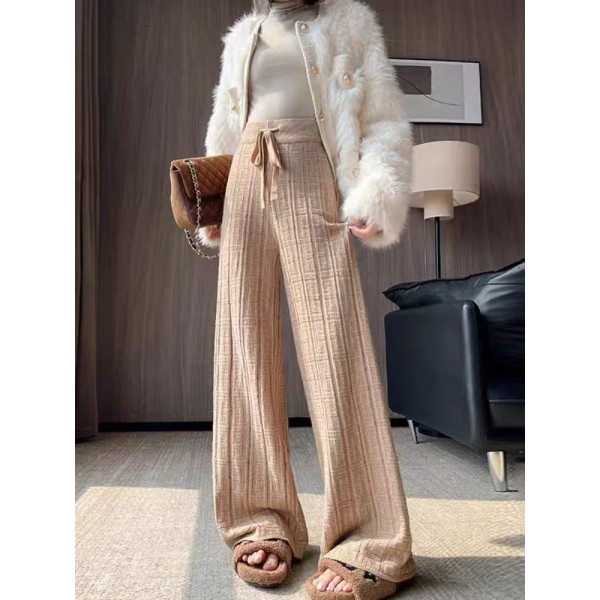 Loose Slimming Mop Draping Pants For Women