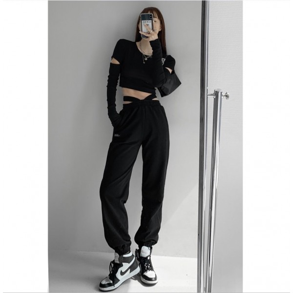 Women High End Elastic Waist Sports Pants