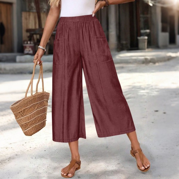 Loose-fitting Fashionable Casual Pants For Women