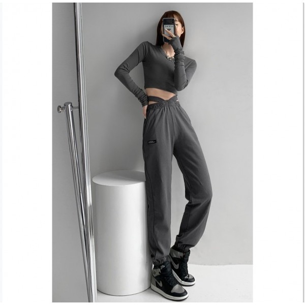 Women High End Elastic Waist Sports Pants