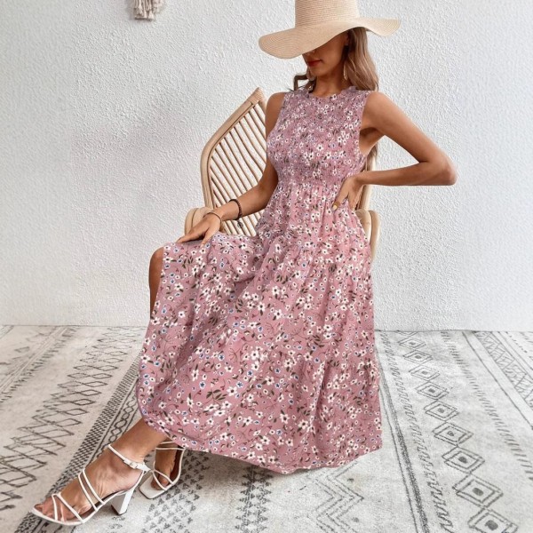 Summer Sleeveless Long Dress For Women