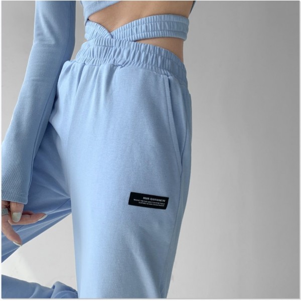 Women High End Elastic Waist Sports Pants