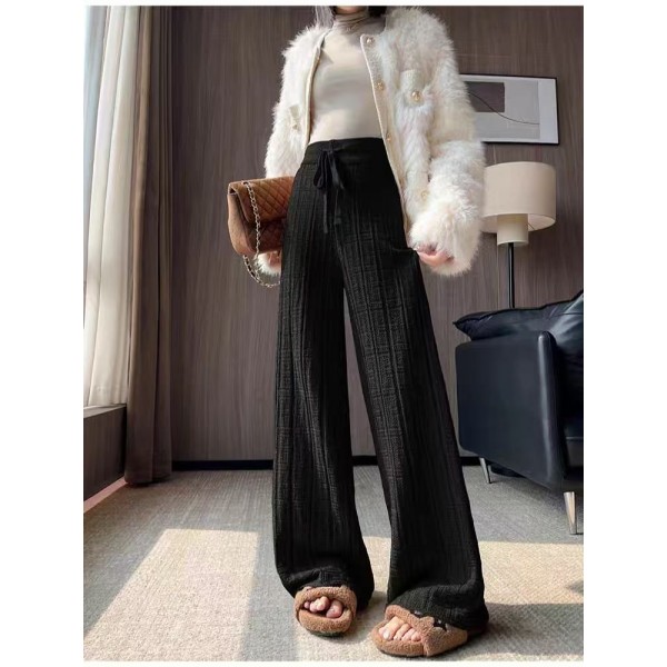 Loose Slimming Mop Draping Pants For Women